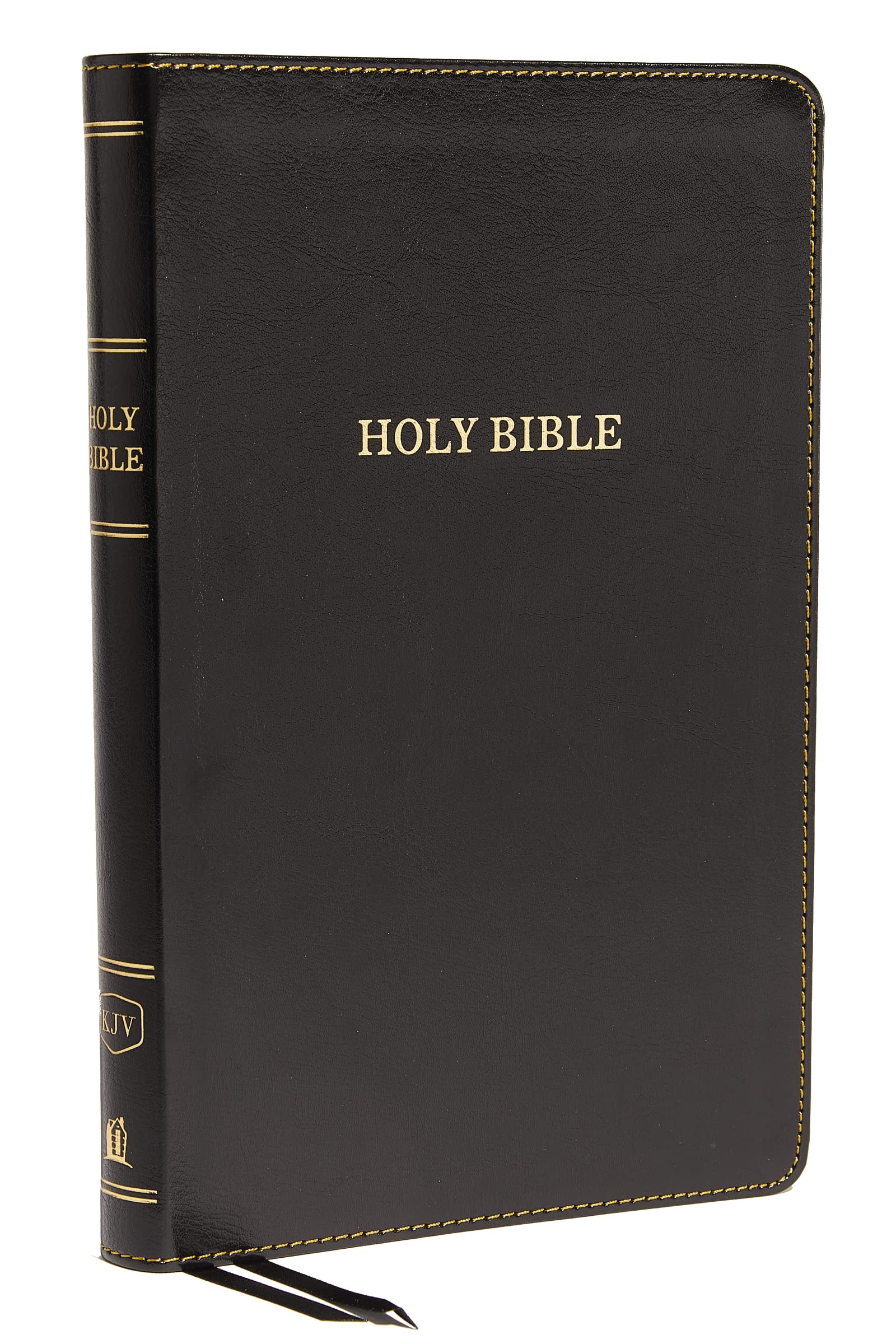 KJV Holy Bible: Thinline, Black Leathersoft, Red Letter, Comfort Print: King James Version: Holy Bible, King James Version