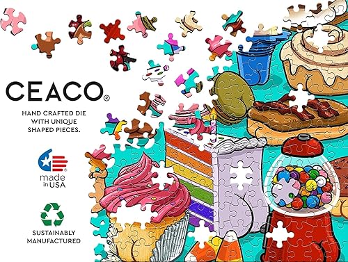 Miniatura 5 de Ceaco - Brian Cook - Butts on Things - Sweet Cheeks - Rompecabezas de 500 piezas