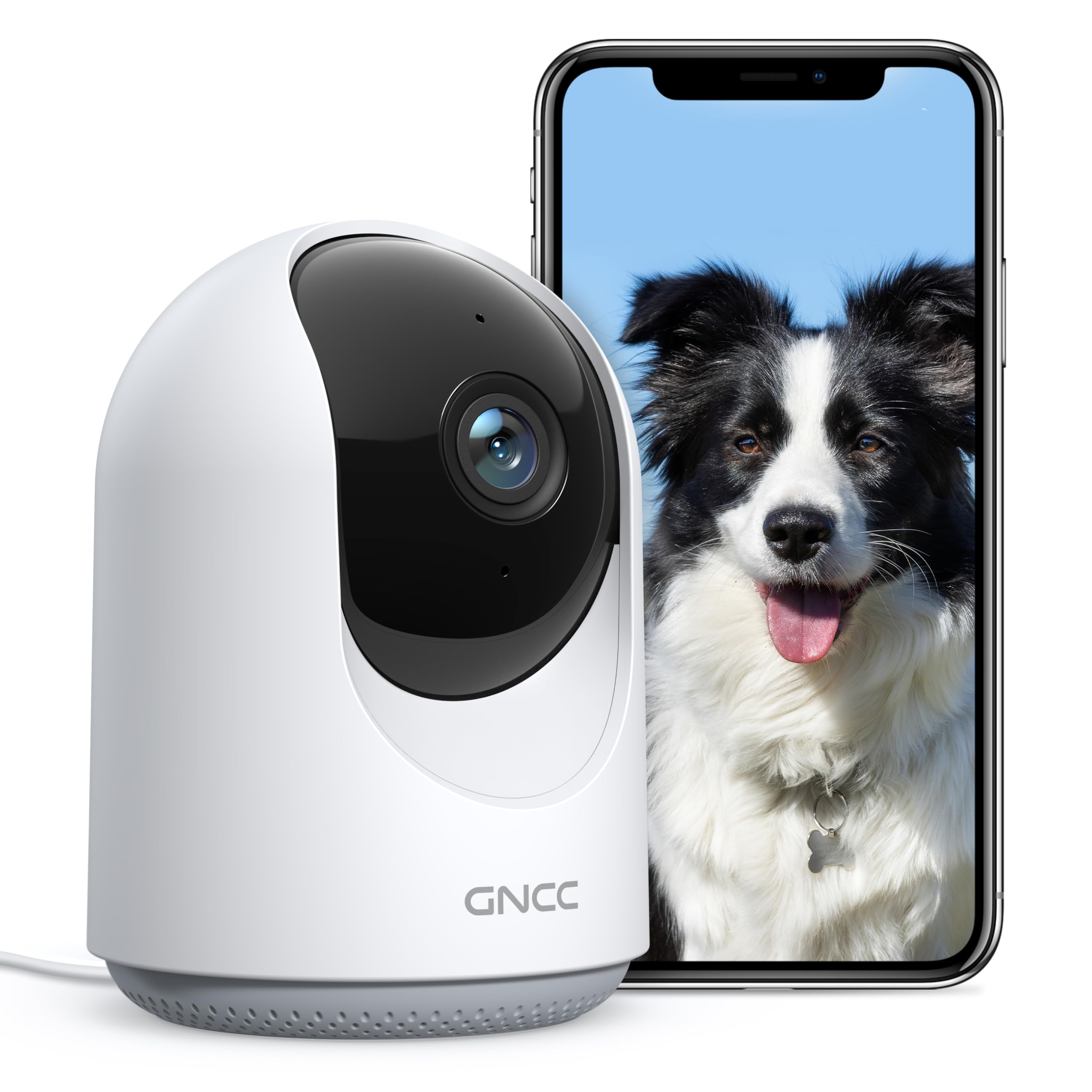 Beveiligngscamera - Huisdiercamera - Hondencamera - Beweeg En Geluidsdetectie Met App Wifi Smart Camera Opslag In Sd Of Cloud