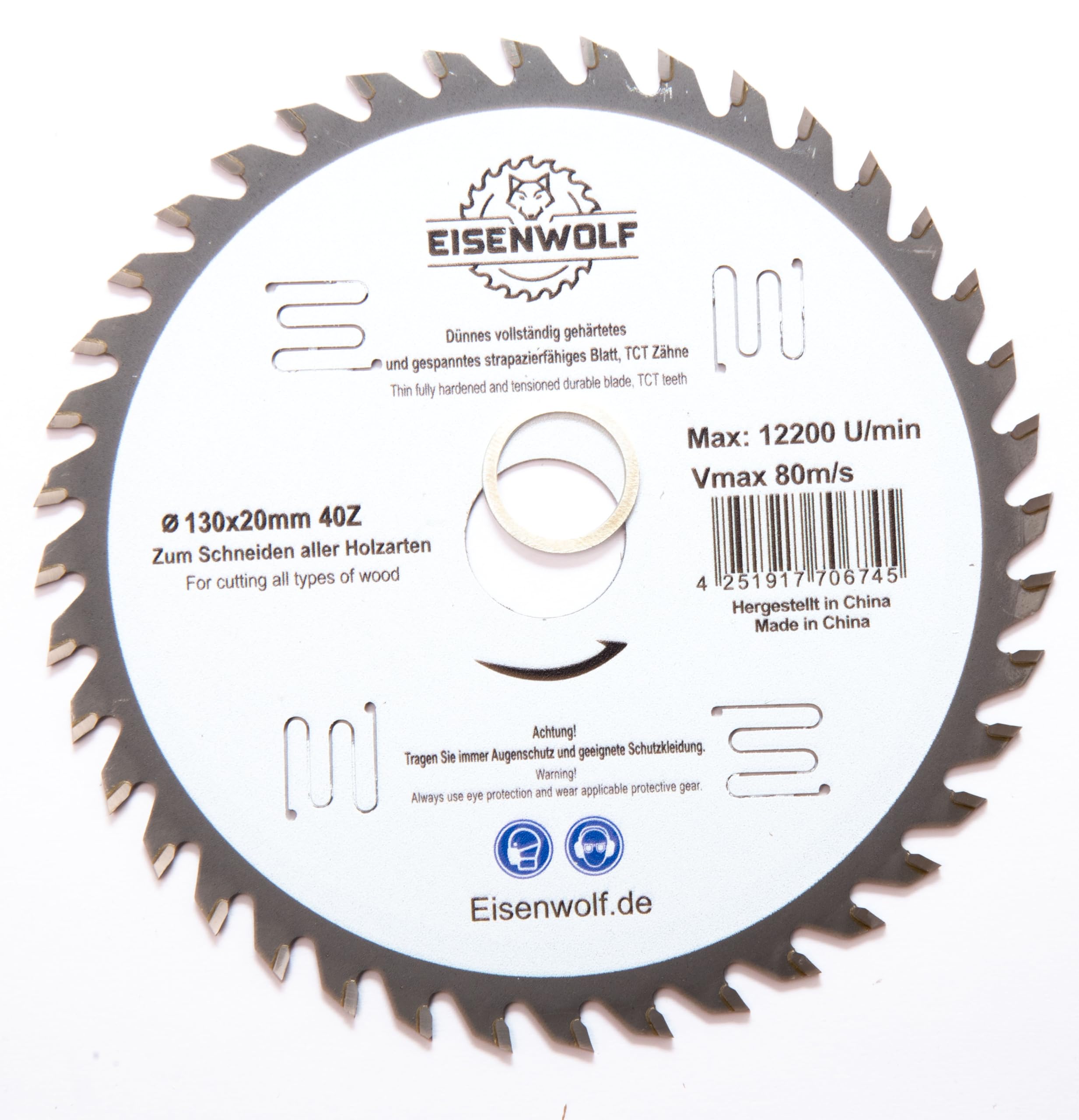 Lame De Scie Circulaire De Topk Qualité 190 X 16 Mm Met 40 Dents Pour
