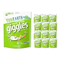 Vista 18 de YumEarth Organic Giggles Caramelos Masticables – Apto para alérgicos, sin colorantes artificiales, sin OGM, sin gluten, sabor a fruta, snacks
