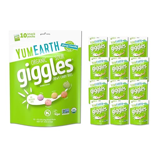 Miniatura 10 de YumEarth - Organic Giggles caramelo ácido masticable