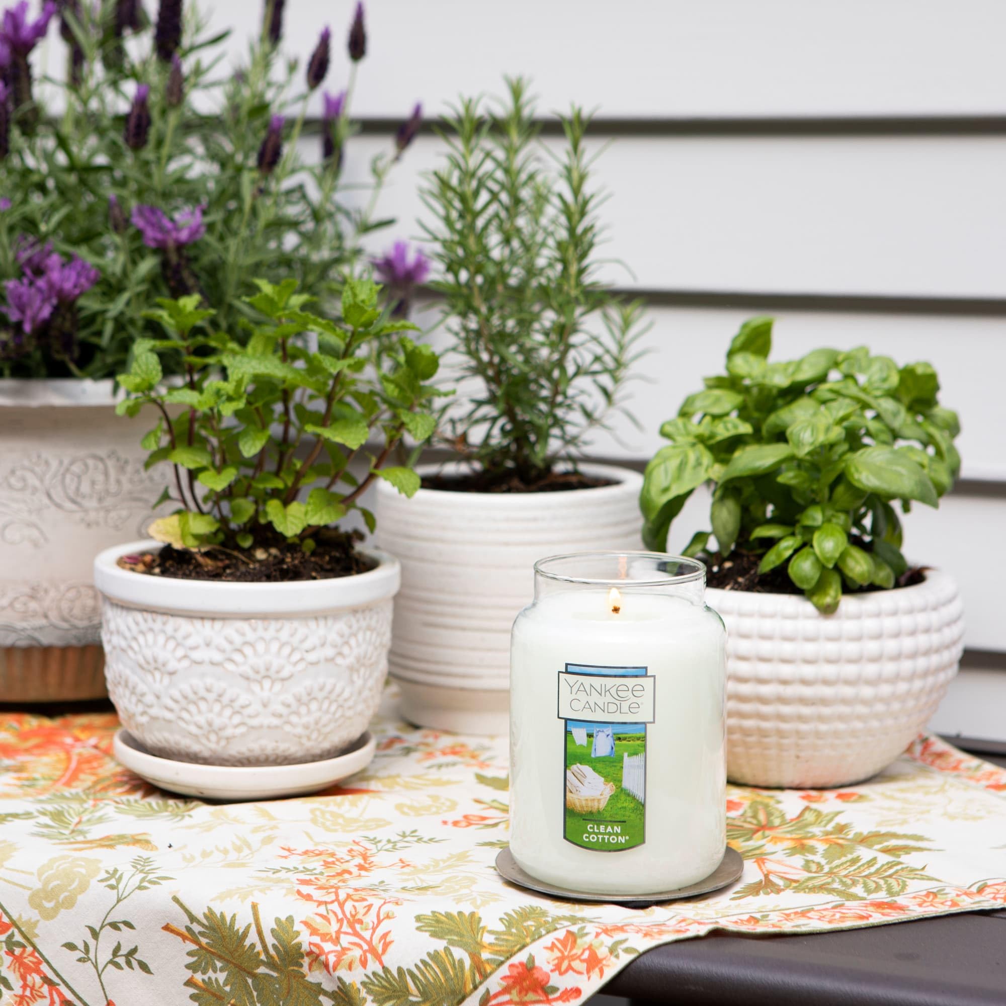 Yankee Candle Company Clean Cotton Large Jar Candle : Amazon.ca: Home