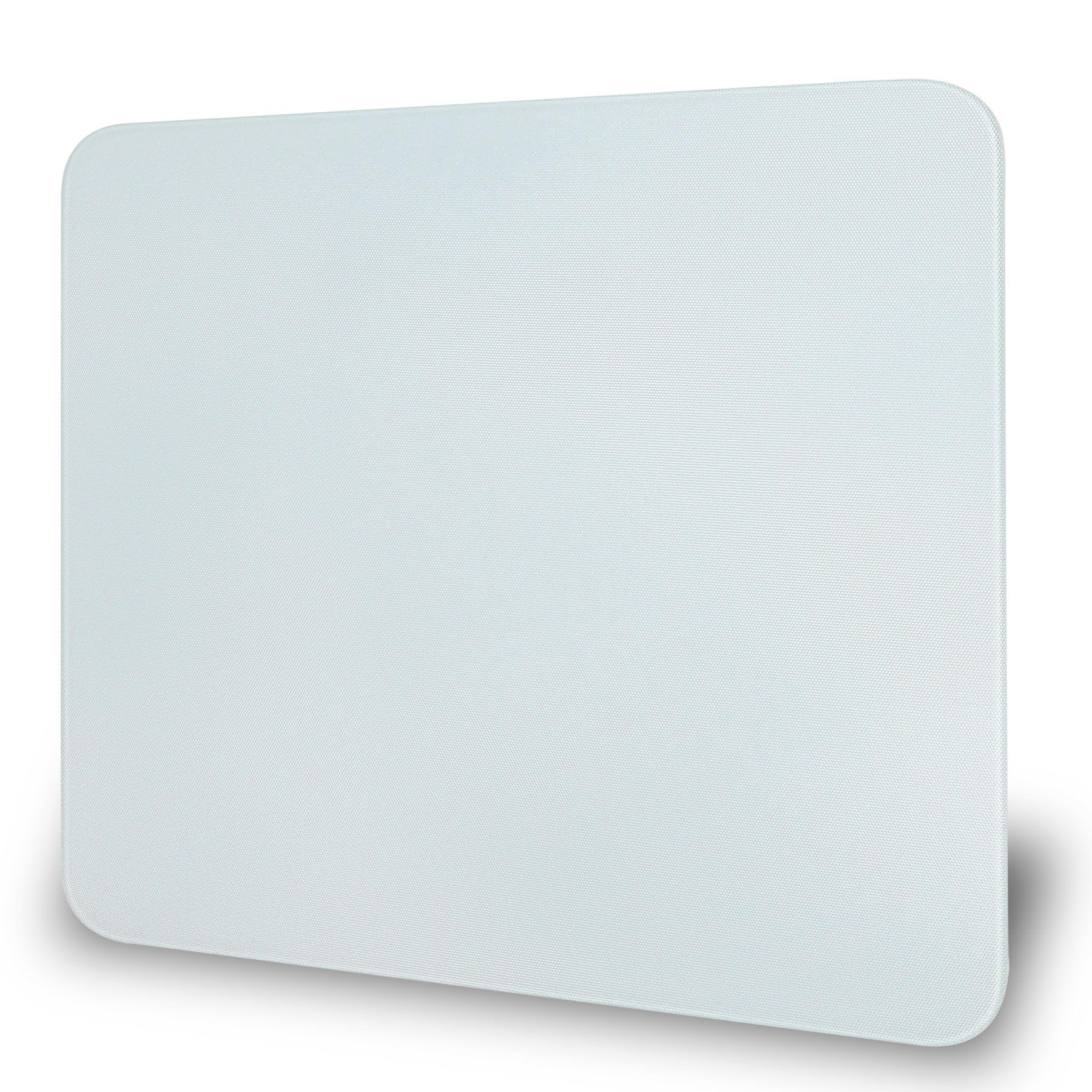 THMINS Glass Gaming Mouse Pad, Game Special Tempered Glass, Hard Mousepad Waterproof Durable and Ultra Smooth for Improved Precision and Speed white 25 x 25cm