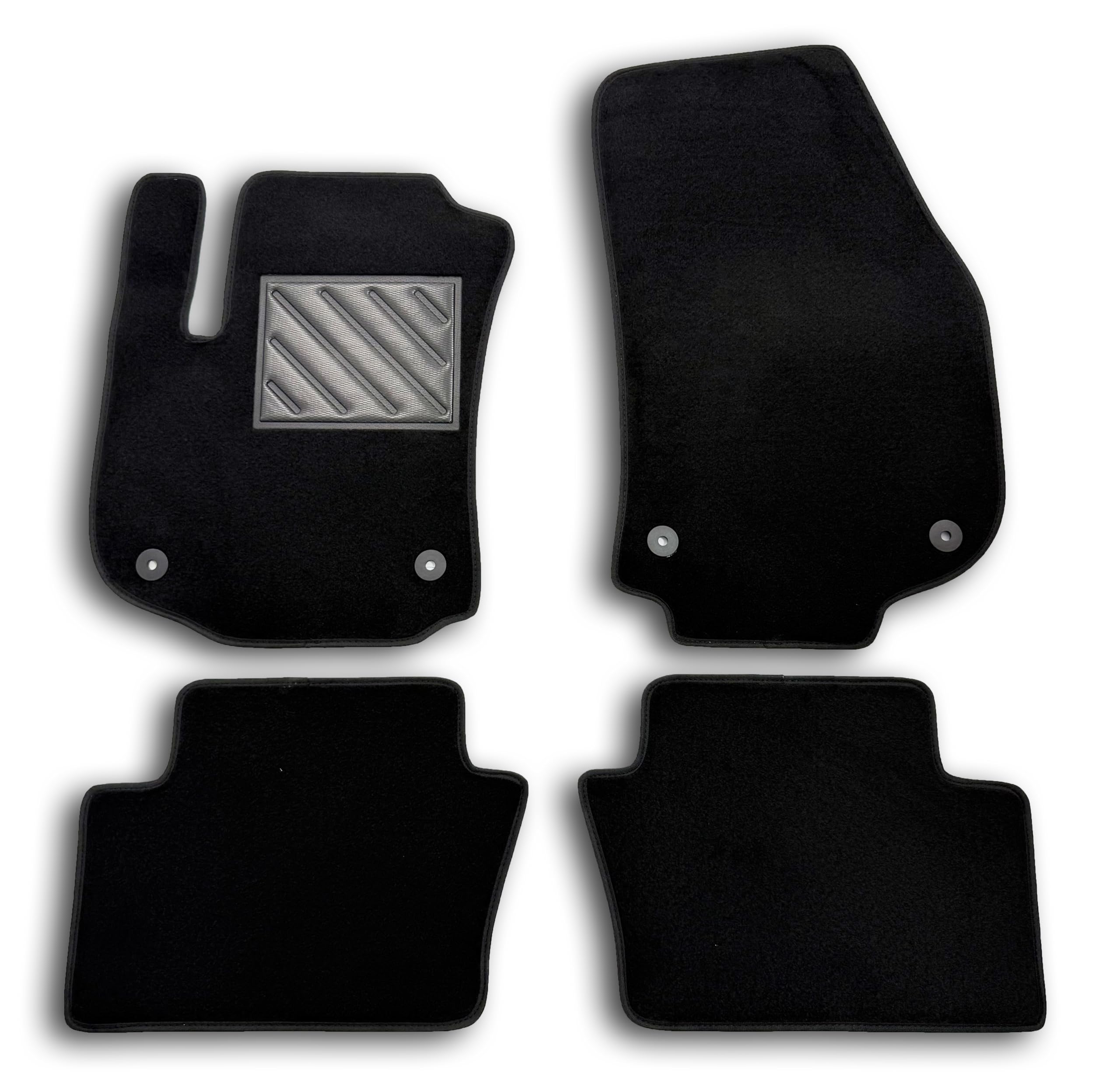 Vauxhall Zafira B mats from 2005 to 2014, made to measure, reinforced rubber heel pad and fastening buttons