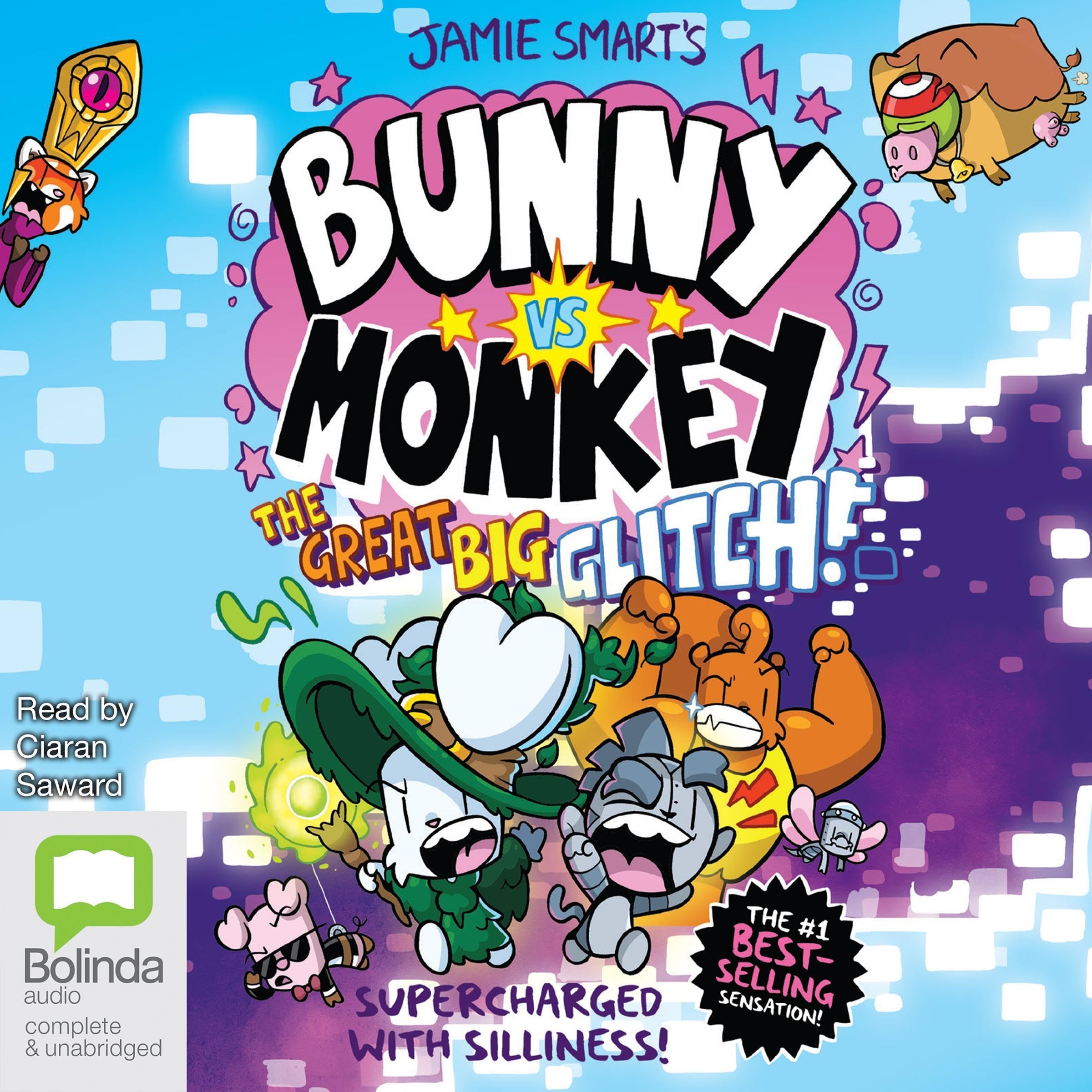 Cover art for Bunny vs Monkey: The Great Big Glitch!