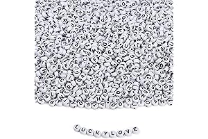 XIANNVXI Personalized A-Z Alphabet Beads: Unleash Your Creativity with Custom Jewelry