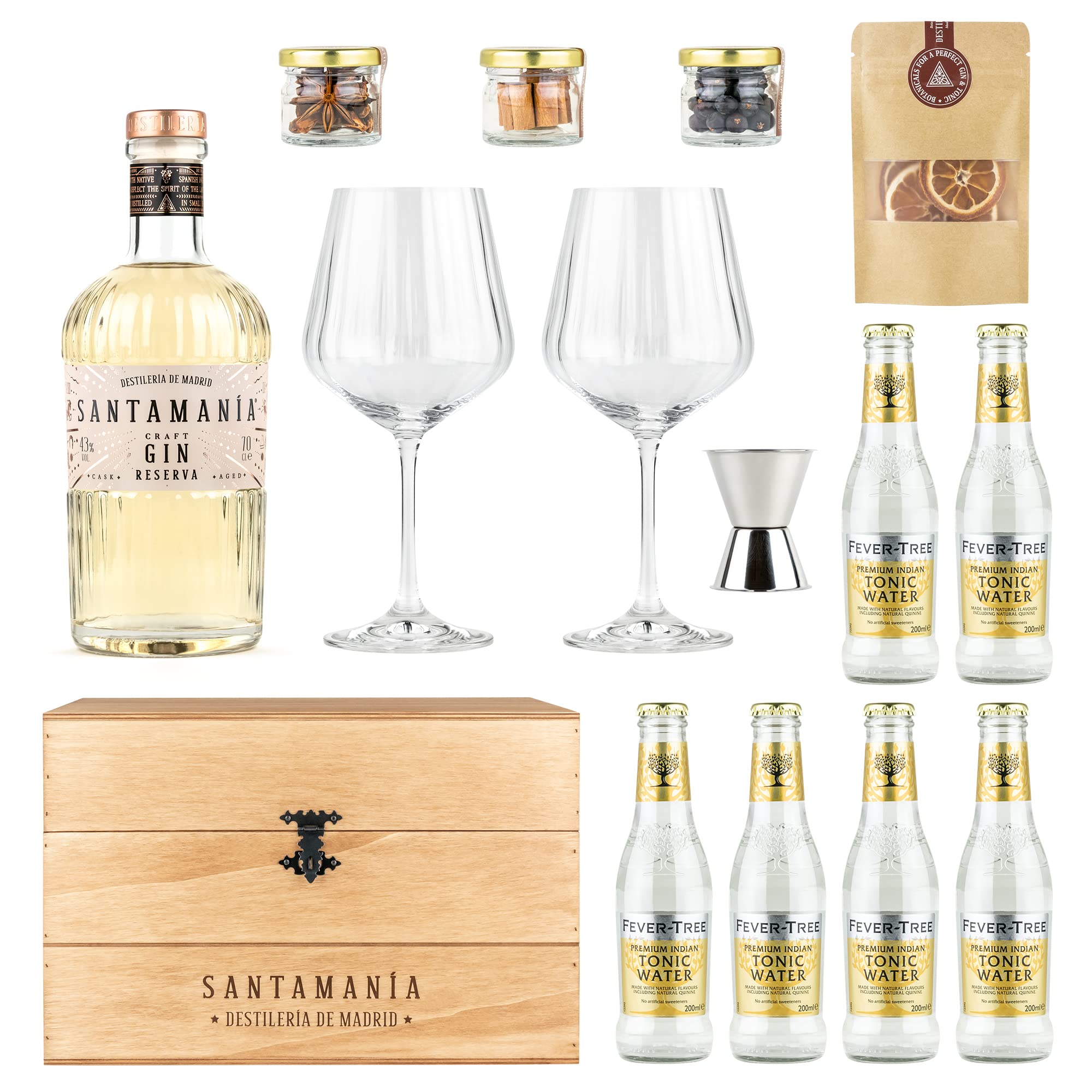 SANTAMANIA Gin Reserva – Cofre regalo Gin Tonic