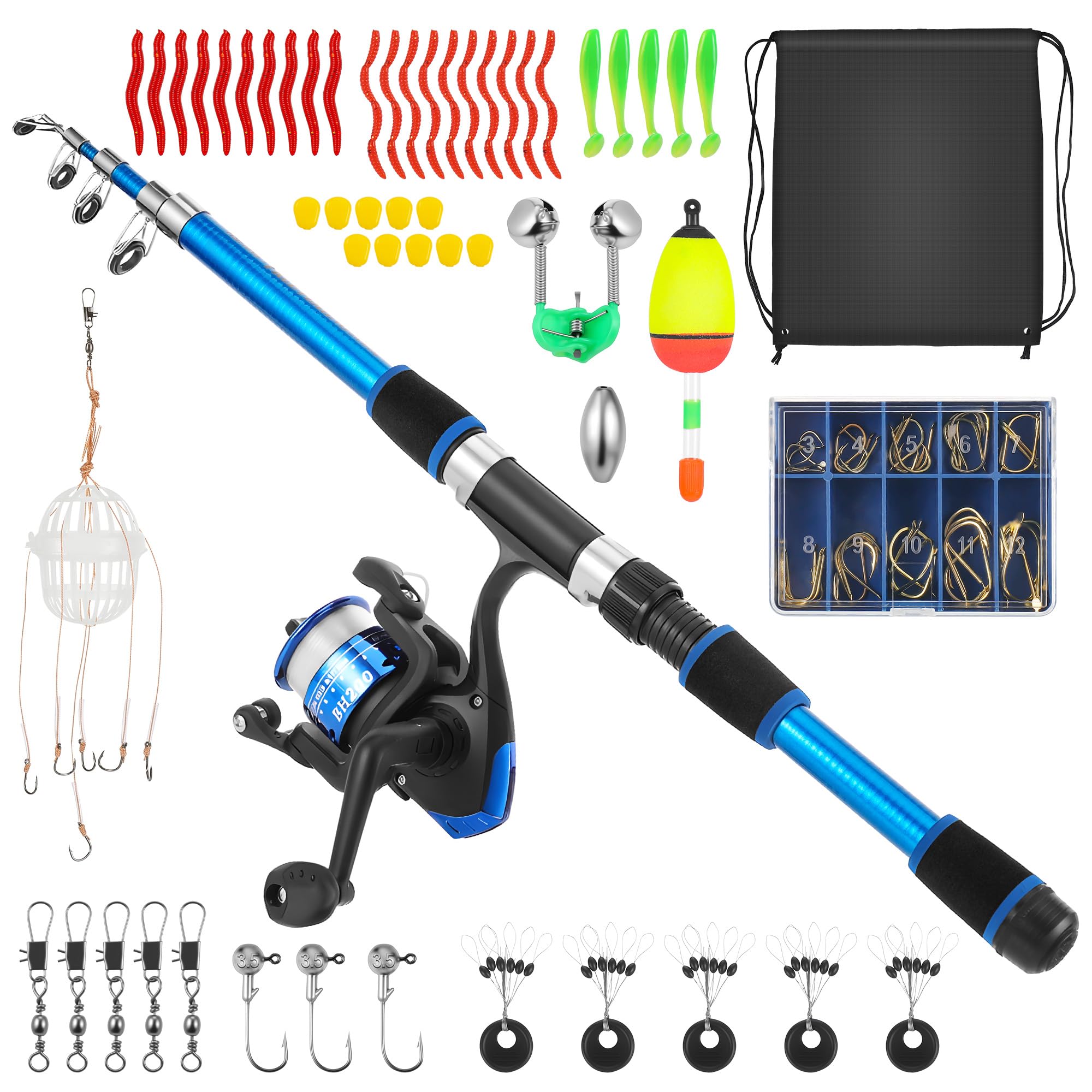 Kids Fishing Rod Starter Set