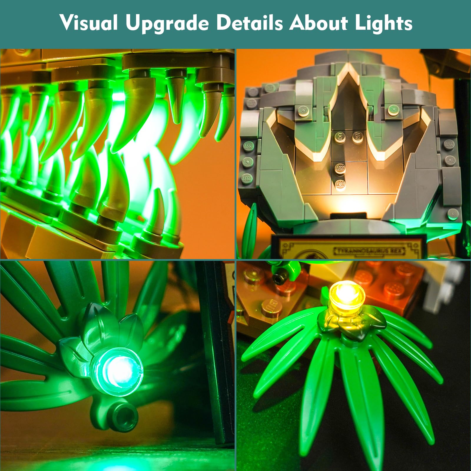 Amazon.co.jp: VONADO LEDライトキット レゴ恐竜化石と互換性あり:T