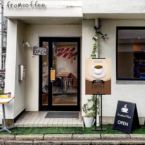 Miniatura 3 de Soporte para letreros, soporte para póster, soporte ajustable para letreros de hasta 42 pulgadas, ideal para bodas, restaurantes o negocios (paquete