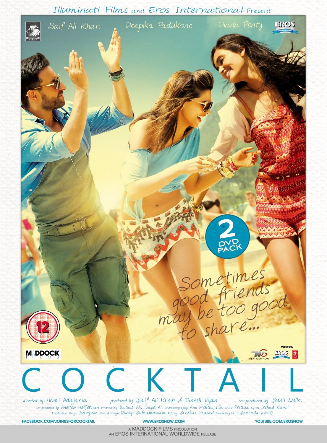 Cocktail Disc Set Bollywood Dvd With English Subtitles