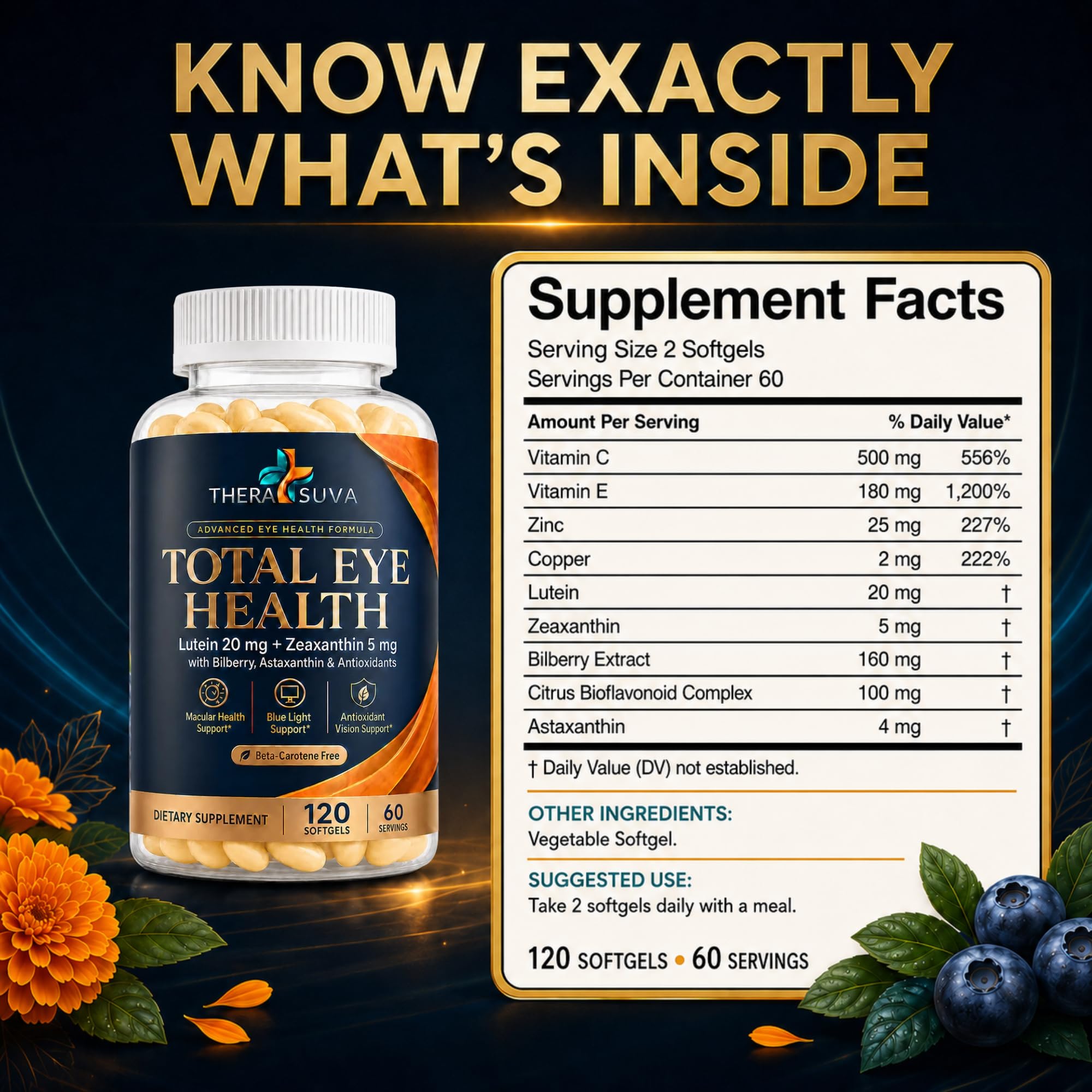 Advanced Eye Health Formula with Lutein 20mg + Zeaxanthin 5mg — Amazon image 6