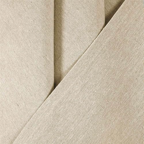 Miniatura 6 de Lush Decor - Par de paneles de cortina de ventana con nudo de arpillera, 45 pulgadas de ancho x 95 pulgadas de largo, lino oscuro