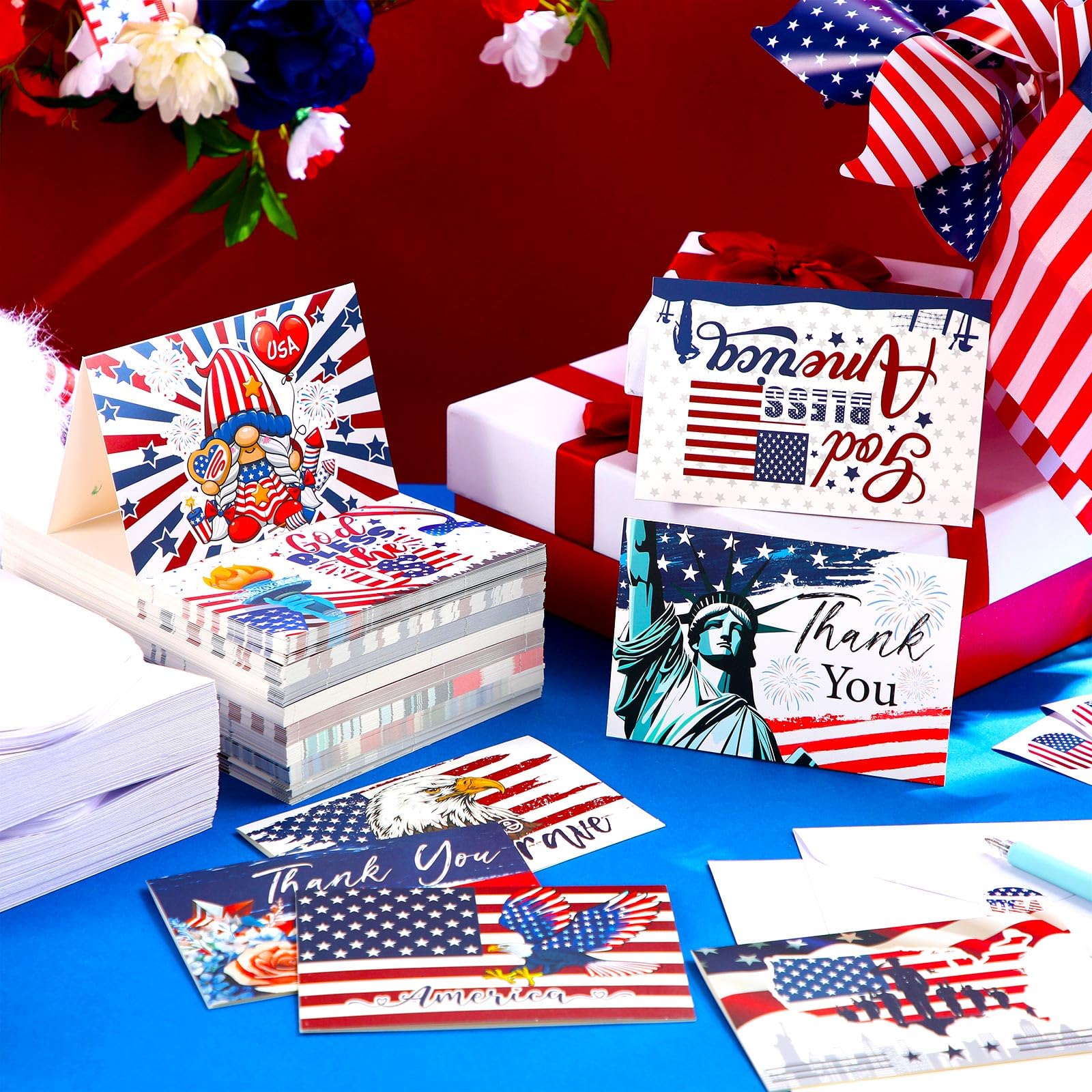 Motiskyy Lot de 200 cartes de vœux pour la fête des mères avec enveloppes autocollantes, 8 motifs, cartes de fête des mères de la part de sa fille, fils, cartes de fête des mères pour femme, cartes de