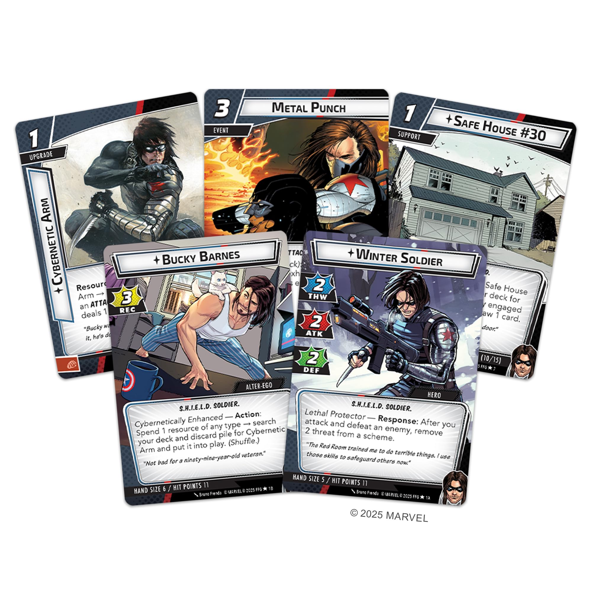 Asmodee | Marvel Champions The Card Game - Winter Soldier Hero Pack | Card Game | Ages 14+ | 1-4 Players | 45-90 Minutes Playing Time - Image 3