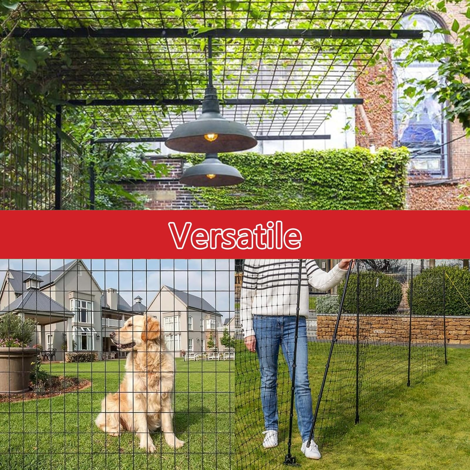 Genérico Rollo de Malla de Alambre de Acero Inoxidable Resistente para gallinero, Red de protección soldada para jardín, Malla versátil para Granjas y hogares, fácil de Cortar (1 m x 8 m / 39 Pulgada