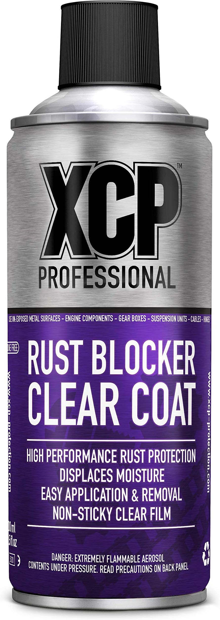 XCP Rust Blocker CLEAR COAT - High Performance Rust Protection Spray 400ml Aerosol Can