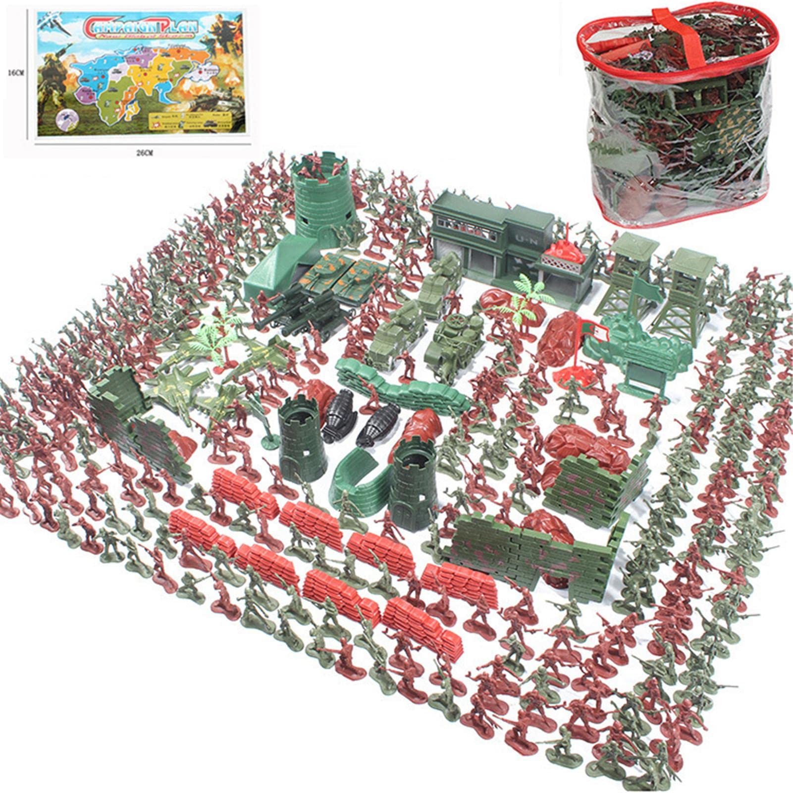 Amazon.co.jp: ミニアーミーメンのおもちゃ、革新的な完全なアーミー