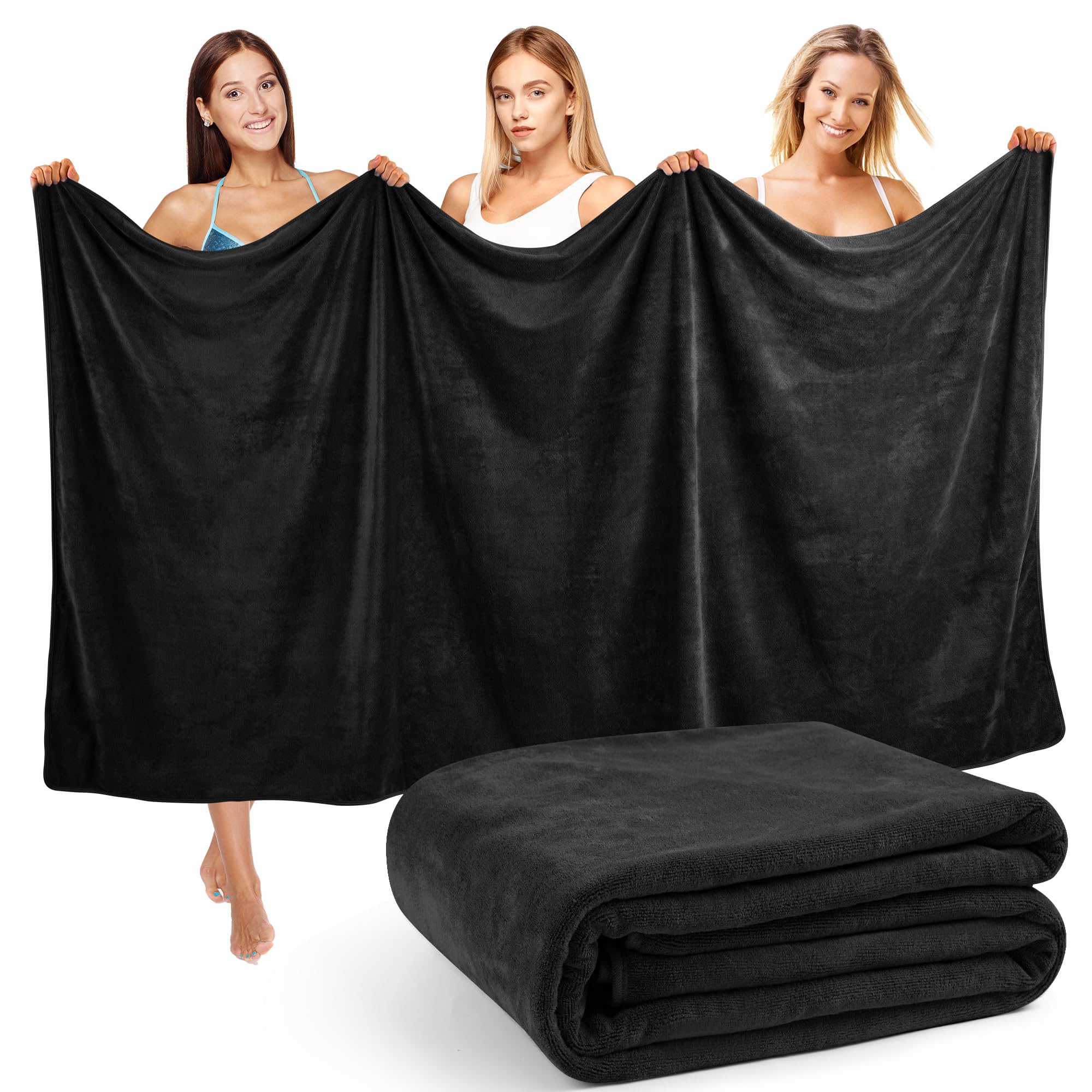 Extra Large Bath Sheets & Towels for Adults - 100x200cm