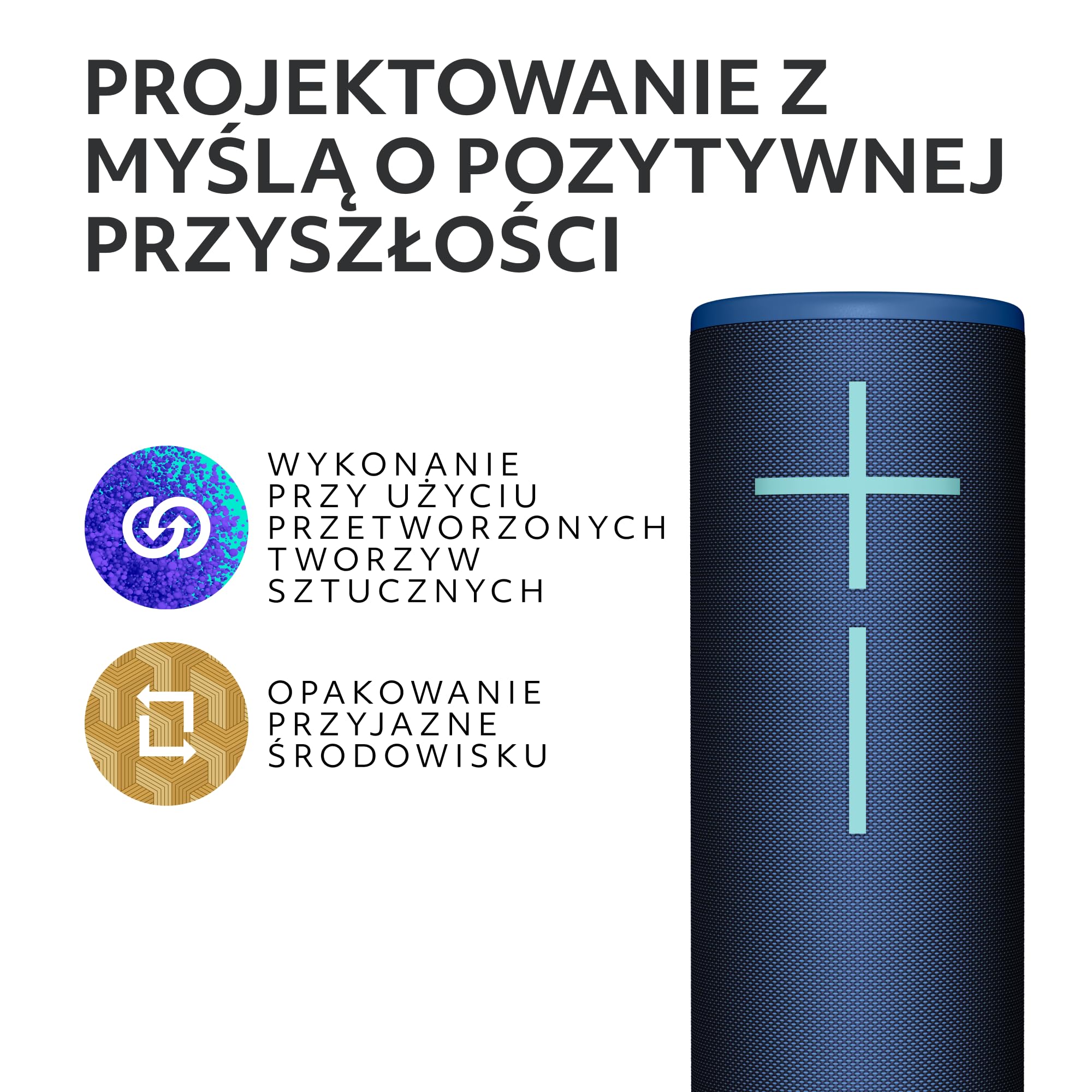Ultimate Ears BOOM 4, przenośny wodoodporny głośnik Bluetooth o 360-stopniowym zasięgu, ten unoszący się na wodzie głośnik działa przez 15 godzin na baterii i ma zasięg do 45m - Niebieski