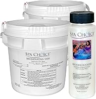 Vista 1 de SpaChoice 472-3-3011-02-A Tabletas de bromo para bañera de hidromasaje de spa, 3.5 libras, paquete de 2, con bromuro de sodio de 1 libra