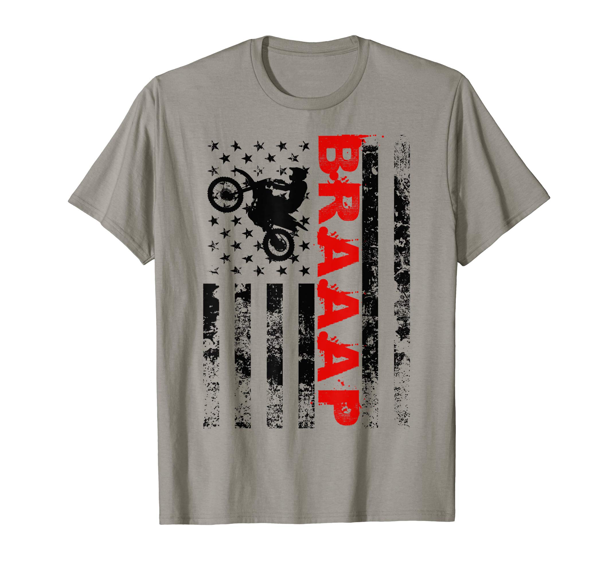 Braap Motor Bike American Flag ShirtsBraaap Vintage USA American Flag Tee Shirt