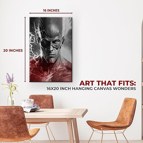 Miniatura 3 de Mavis Print - Lienzo decorativo para pared de 16 x 20 pulgadas, diseño de cómics DC de 16 x 20 pulgadas, arte de pared impreso en HD y enmarcado de