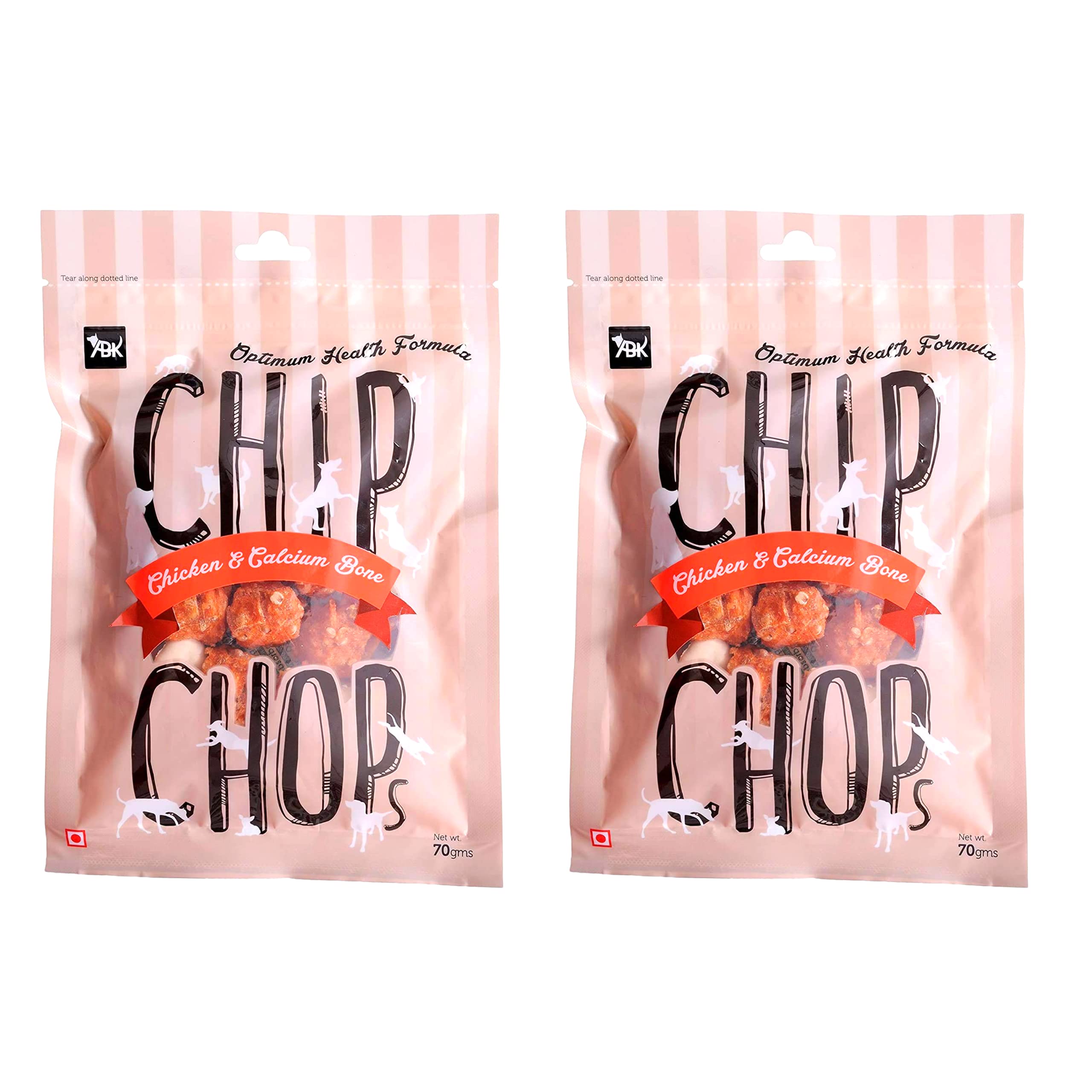 Chip Chops Chicken & Calcium Bone Dog Treats - 70g (Pack of 2) Healthy, Tasty, High-Protein Snacks for Training & Rewards | Suitable for All Breeds | Sold by Foodie Puppies with Free Keyring (B09DP73Z4B) Amazon Price History, Amazon Price Tracker