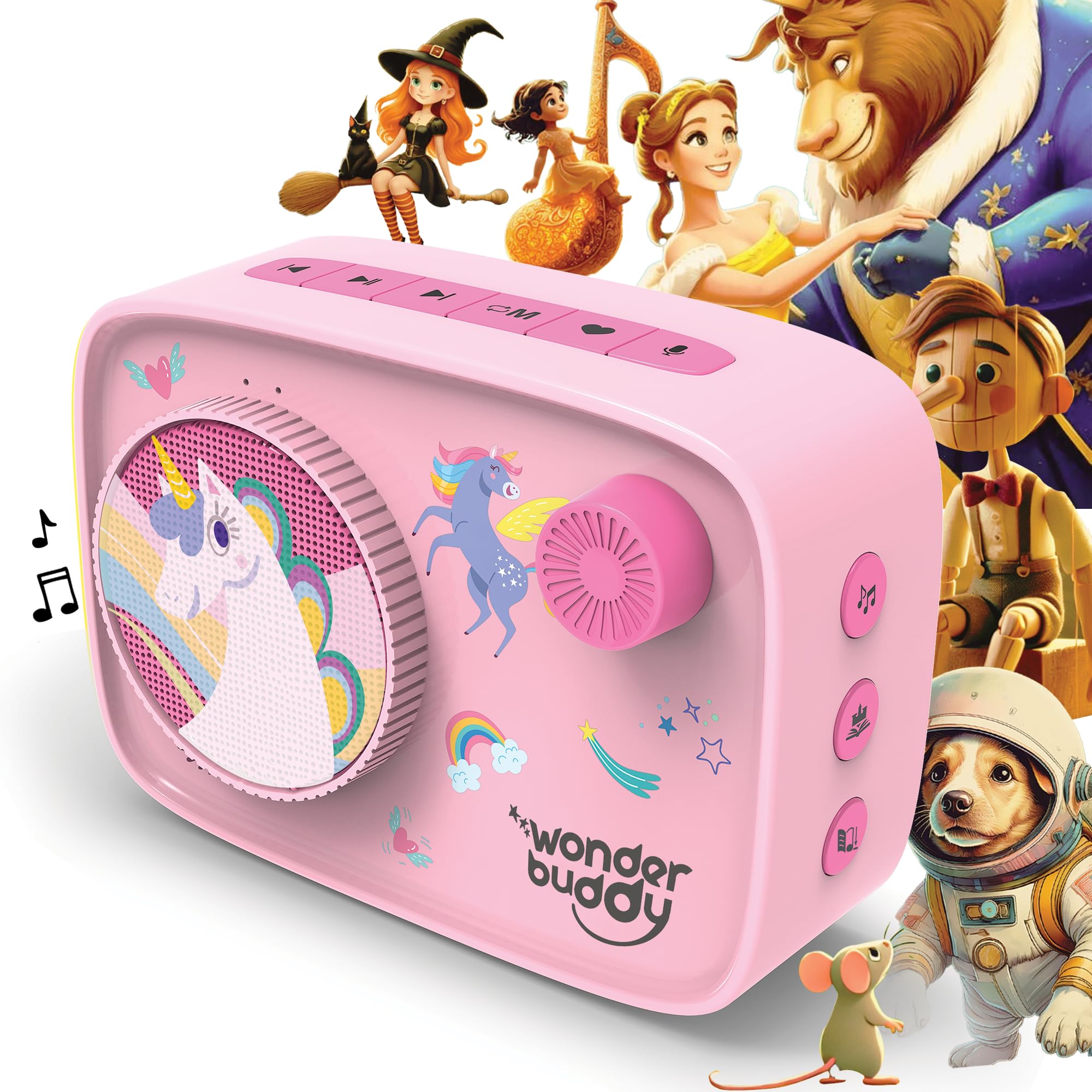WonderBuddy Kids Story Box Audio Player