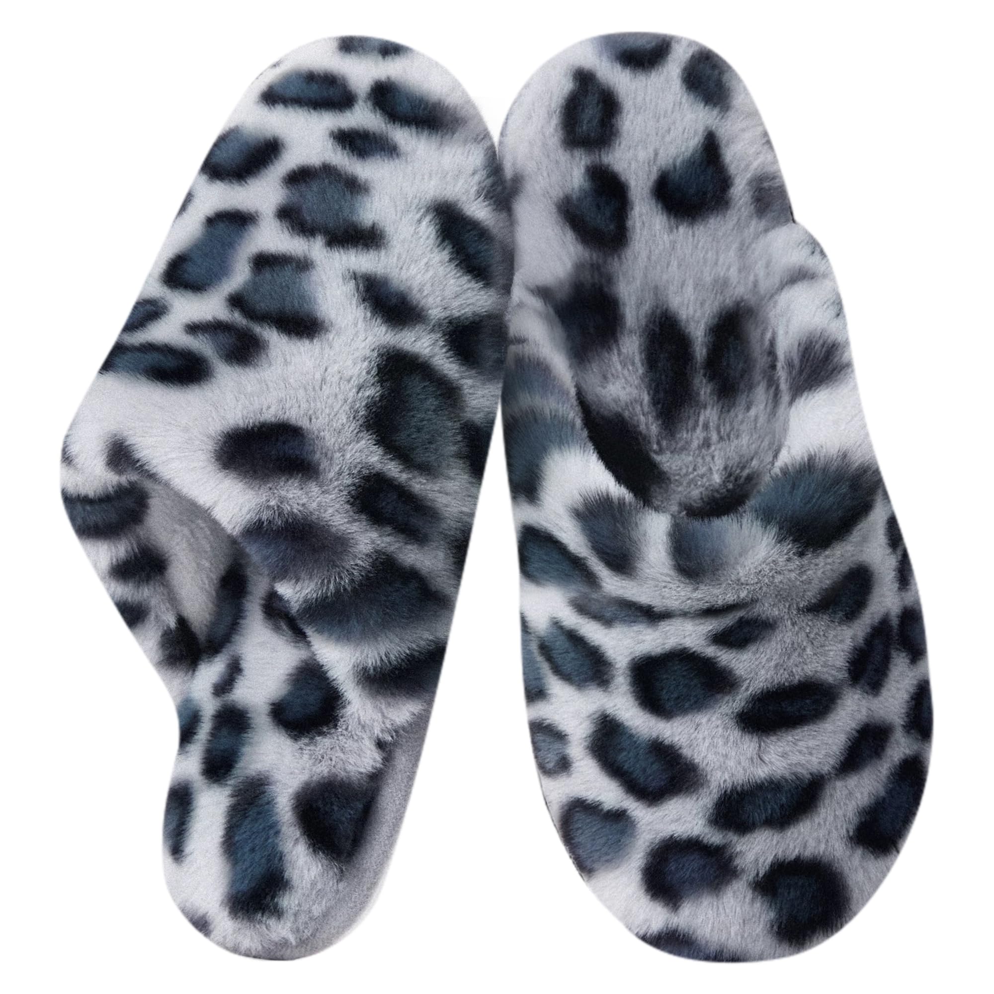 Donpapa Pantofole Donna Uomo Invernali Pelose Ciabatte Casa Comode Peluche Morbida Antiscivolo with Memory Foam Unisex