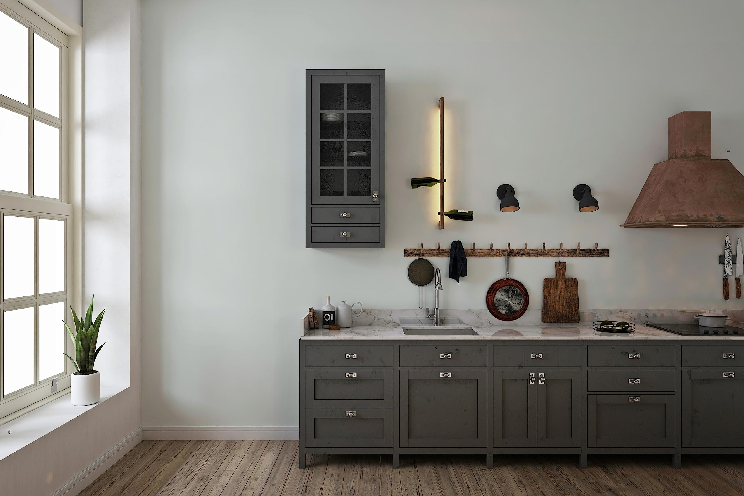 Vernice acrilica Innocente - Effetto Raso - Pittura Muro, Soffitto, Legno e Balcone - Lavabile - Asciugatura in 30 min - VOC A+ - Made in France - 5 L