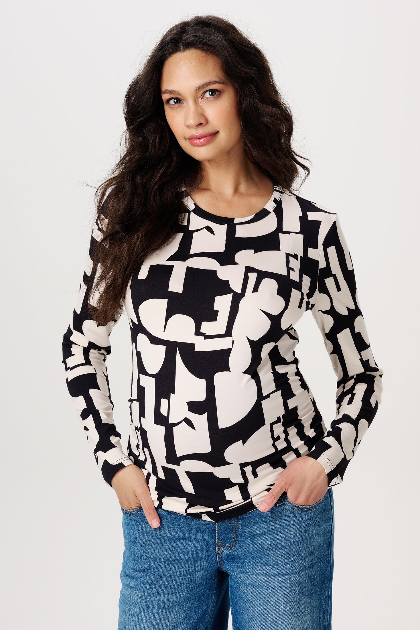 Koszulka Kobiety Eura Top Long Sleeve All Over Print
