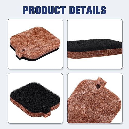 Miniatura 5 de Powtol Filtro de aire BG45 para Stihl BG45 BG46 BG55 BG65 BG85 SH55 SH85 soplador de hojas 4229 120 1800 con kit de afinación (paquete de 3)