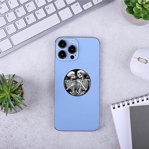 Miniatura 7 de Paquete de 2 fundas de teléfono para dedos, Pop it para teléfono, agarre de teléfono con soporte expandible compatible con todos los teléfonos y
