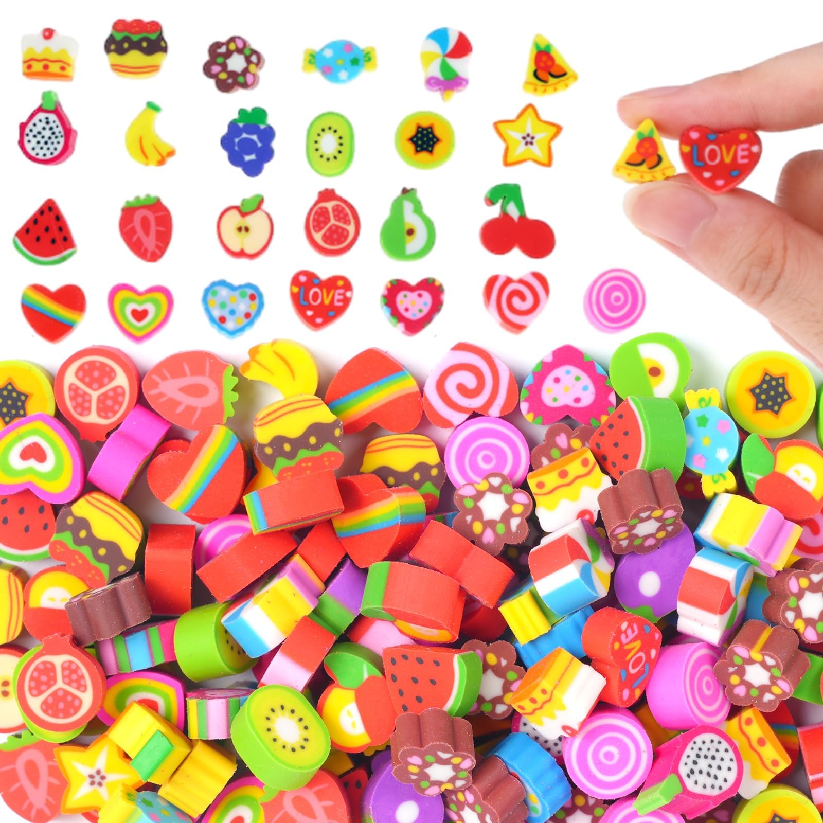 Photo 1 of Wolpark 170Pcs Mini Erasers Bulk
