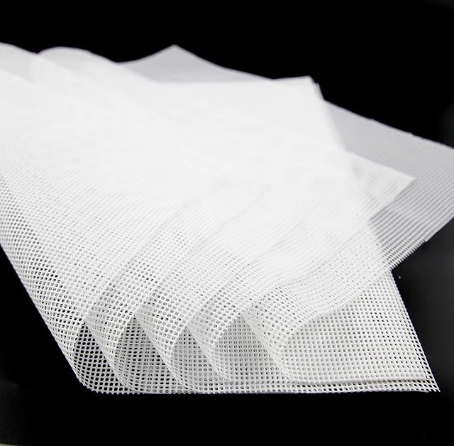 GUCUJI Pack of 5 Premium Non Stick Silicone Dehydrator Sheets For Fruit Dryer Mesh