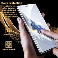 HOMEMO Honor Magic 6 Pro Védőüveg Szett - 2 db Képernyővédő + 2 db Kameravédő Üvegfólia, 9H Keménység, Karcálló, HD Tiszta, Ujjlenyomatbarát 3