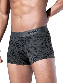 DAMENSCH Men's Regular Fit Printed Trunks Underwear | Supima, Modal Fabric, Anti-Bacterial and Microfibre Waistband Price In India