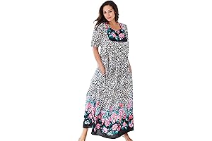 Women's Plus Size Petite Bib Front Lounger