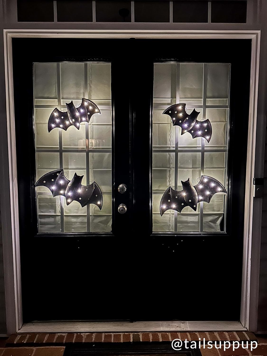 Mud Pie Led Bat Décor, Small, 16" x 7.88