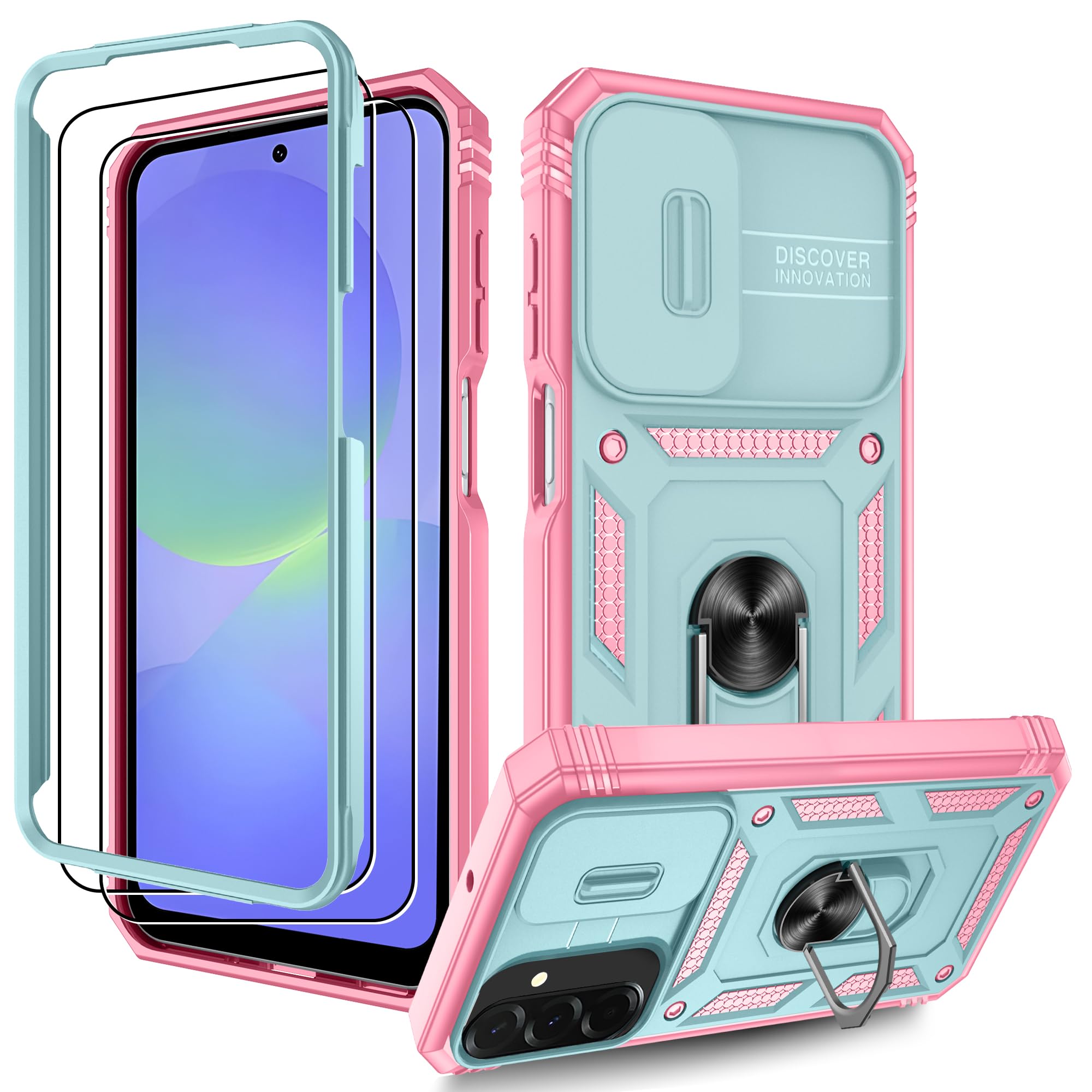 Kompatibel mit Samsung Galaxy Hülle, Eingebetteter Ständer Militärgrad Schutzhülle Handyhülle Starke Stoßfestigkeit Samsung Schutzhülle Samsung Galaxy case Cover