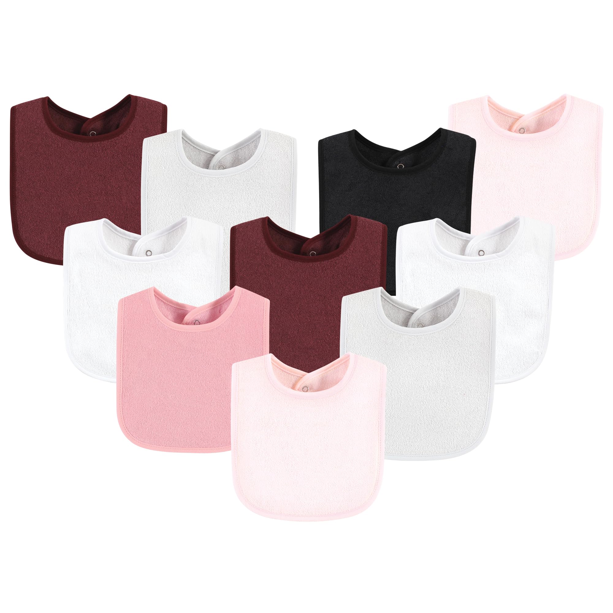 Hudson Baby Unisex BabyDrooler Bib with Waterproof Lining