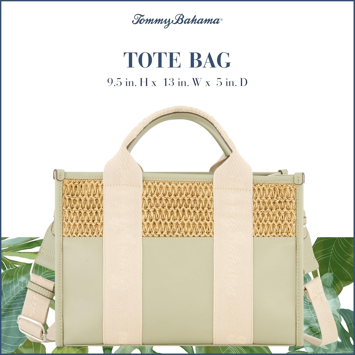 Tommy Bahama womens Tommy Bahama Tote Bag, Women's Modern Handbag With Adjustable Shoulder Strap - Image 2