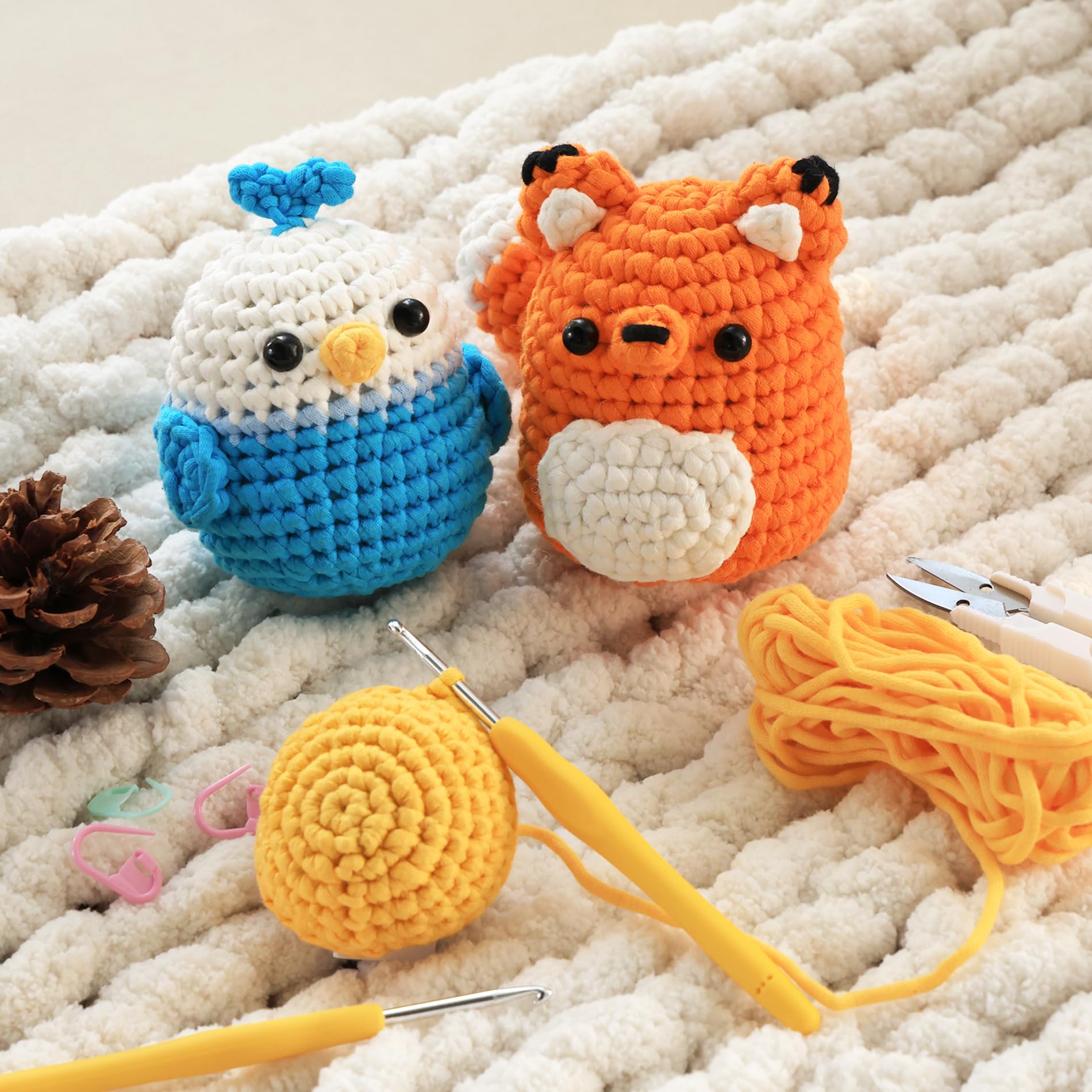 Beginner Crochet Kit - Learn to Make Animals! -5