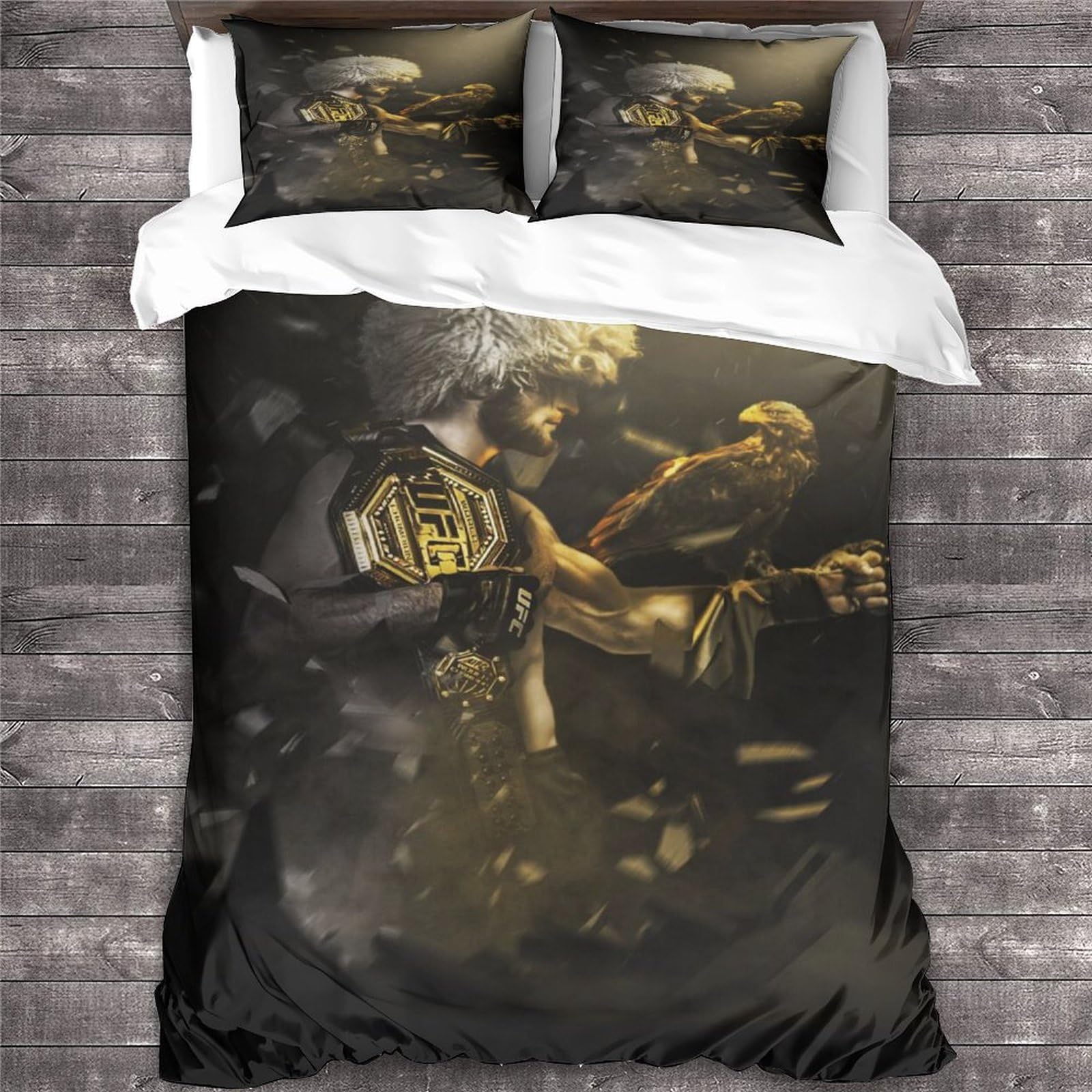 YTPONBCSTUG BOXING Bedding Set Boxing Duvet Cover Boxing Quilt Cover Comforter Cover Kids Bedding Set 3 Pcs Double（200x200cm）