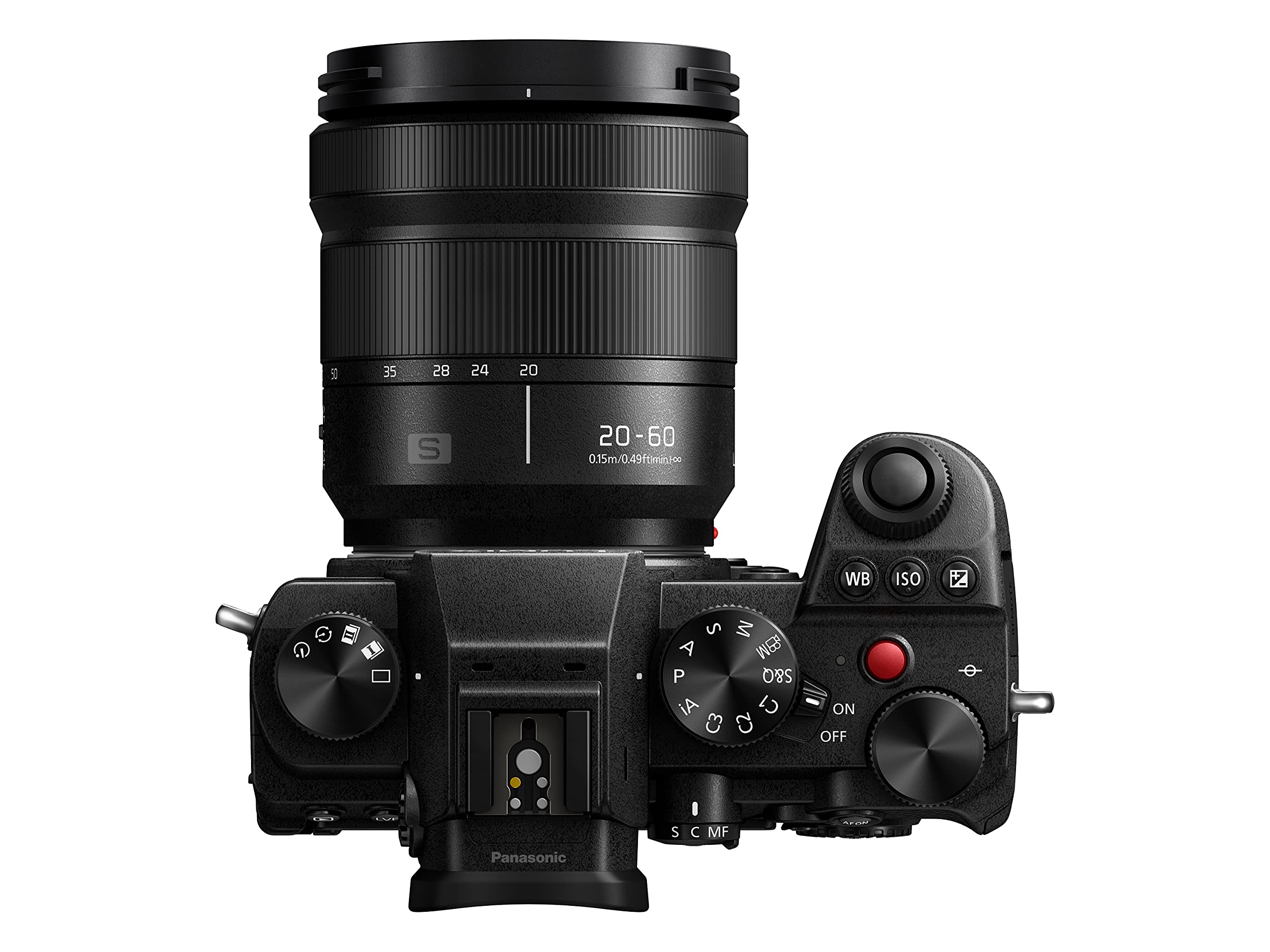 Panasonic LUMIX S DC-S5KCE-EG, fotocamera a pieno formato con due obiettivi: S-R2060 (20-60 mm, F3,5-5,6) e S-S50 (50 mm, F1,8)