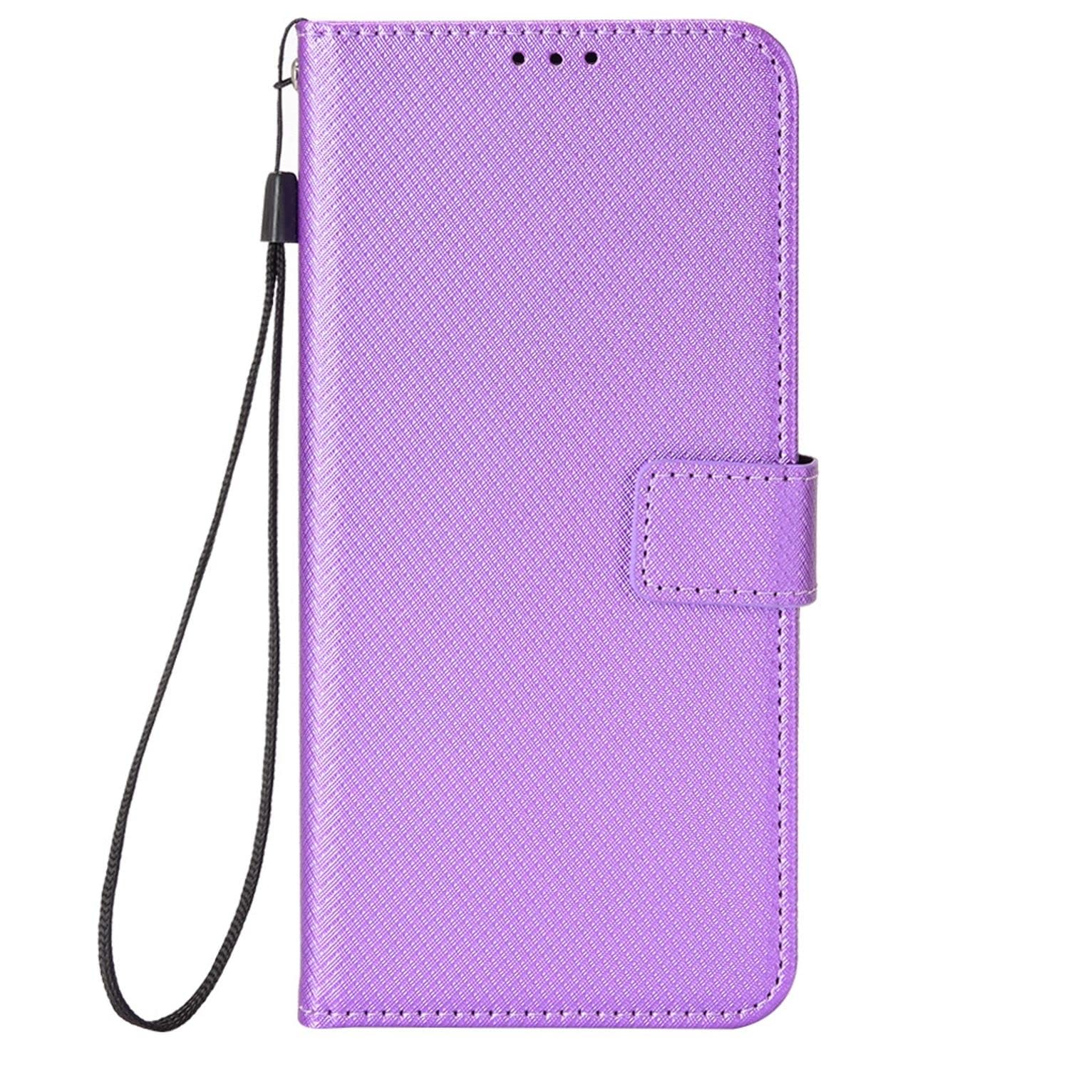 König Design Custodia protettiva compatibile con Xiaomi Mi 11 Ultra Case Cover Wallet a 360 gradi Viola
