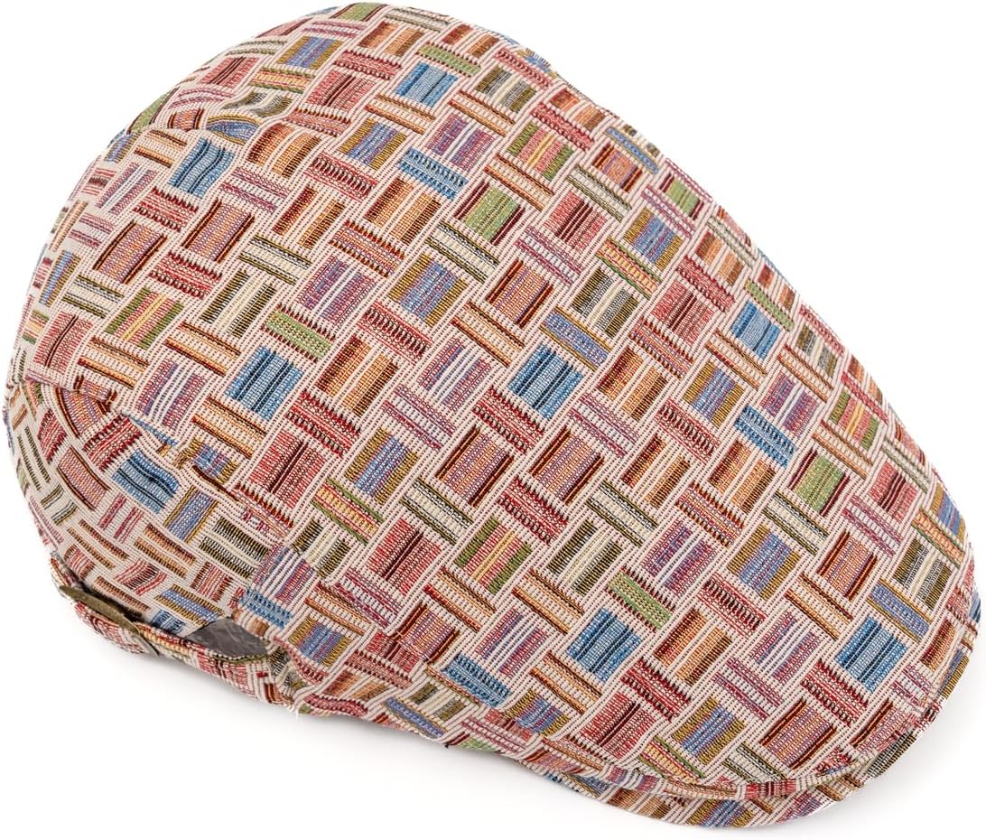 Quanhaigou Unisex Denim Newsboy Hats Flat Ivy Gatsby Cabbie Driving Berets Hat Cotton Dad Cap for Men Women - Image 6