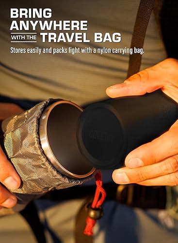 Miniatura 7 de COLETTI Scouts - Vasos de acero inoxidable, vasos de acero inoxidable, tazas de metal elegantes y elegantes, borde liso es más sanitario que los